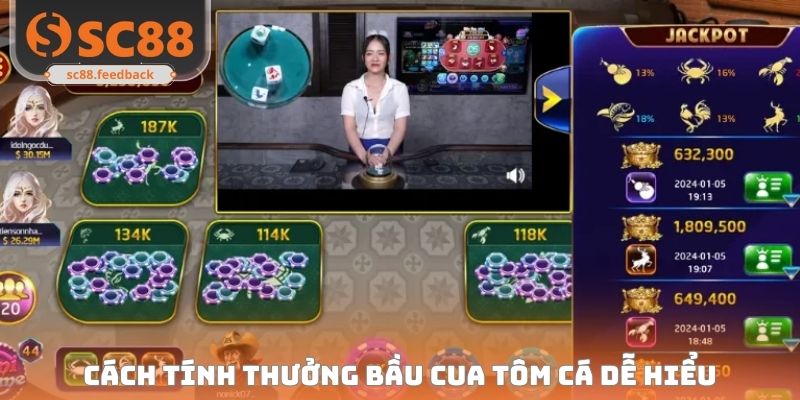 Hướng dẫn cách tính thưởng bầu xua xóc đĩa dễ hiểu