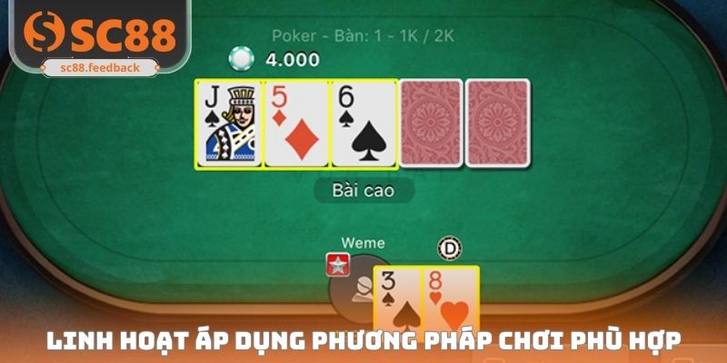 Linh hoạt áp dụng phương pháp chơi phù hợp