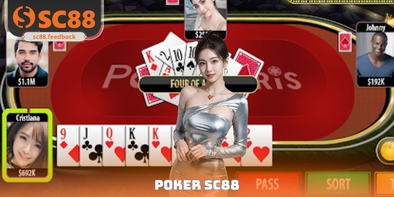 Poker SC88 - Đấu Trí Kịch Tính, All In Vốn Hốt Bạc Cực Nhanh