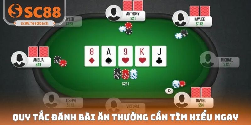 Quy tắc đánh bài ăn thưởng cần tìm hiểu ngay