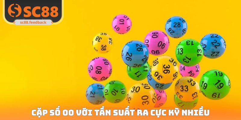 Cặp số 00 với tần suất ra cực kỳ nhiều trên bảng kết quả