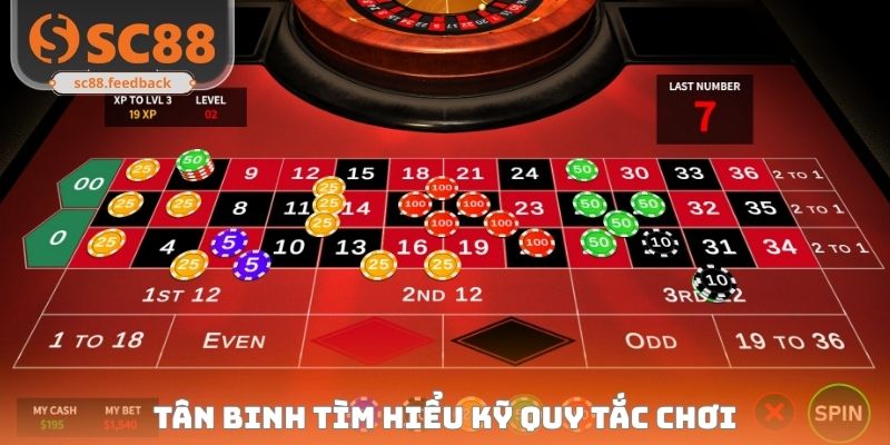 Tân binh tìm hiểu kỹ quy tắc chơi